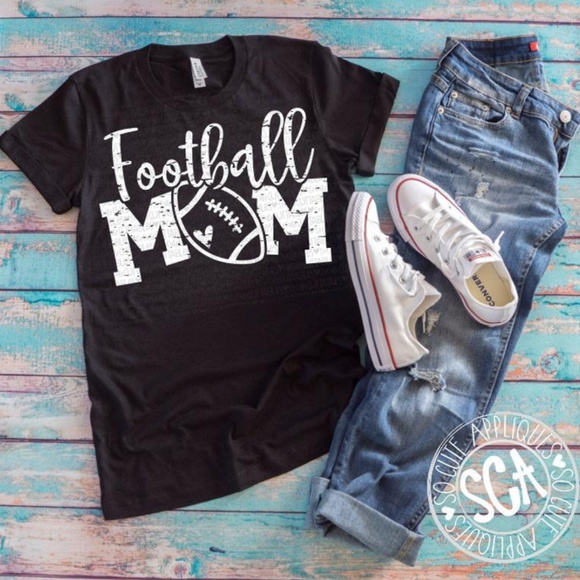 Bella Canvas Tops - Football Mom Tee